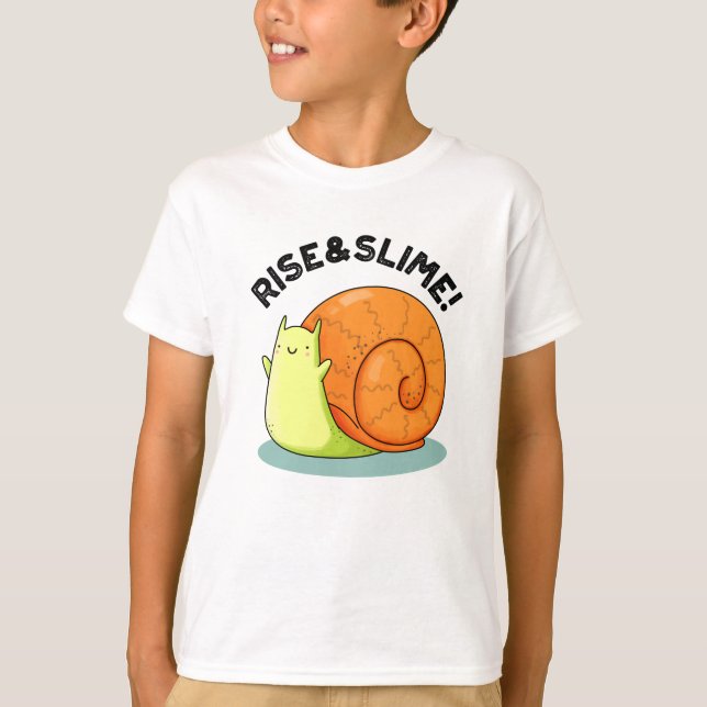 T-shirt Monter Et Slime Funky Snail Pun (Devant)