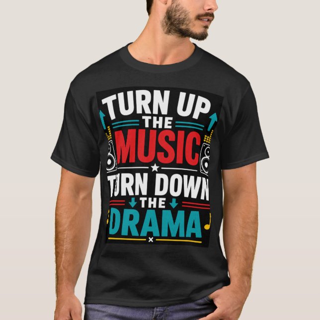 T-shirt Monter le son (Devant)