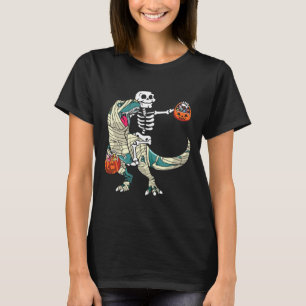 T-shirt Monter Mummy Dinosaur T Rex Halloween Funny Pumpki