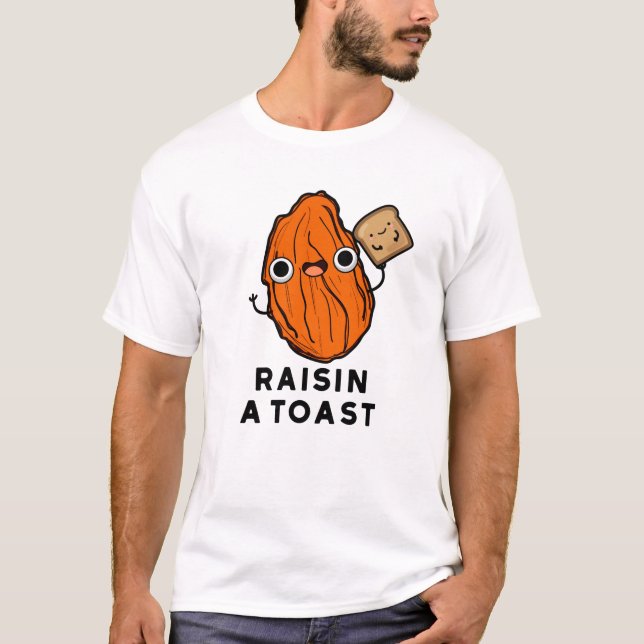 T-shirt Monter Un Jeu De Nourriture Drôle Du Toast (Devant)
