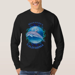 T-shirt Monterey California Vacances Souvenir Dolphin
