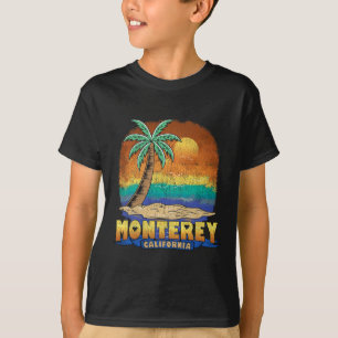T-shirt Monterey California Vintage Souvenir désossé