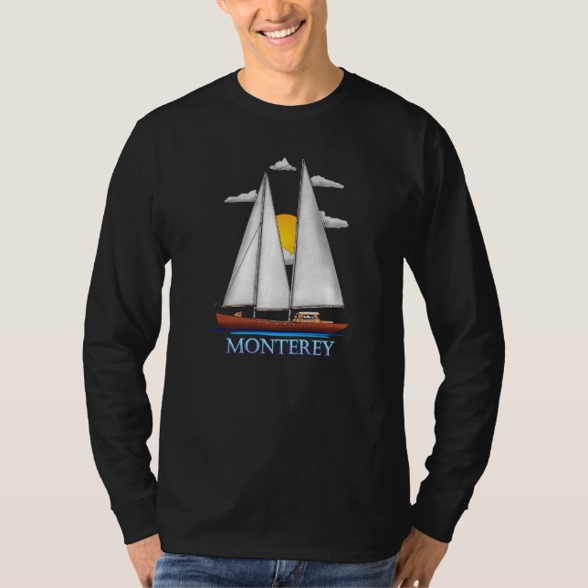 T-shirt Monterey Coastal Nautical Sailor (Devant)
