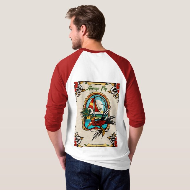 T-shirt Monterey Tattoo Design : un symbole de force - (Dos entier)