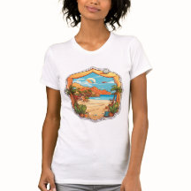 Monterey Waves : Tropical Tattoo Fusion Tee