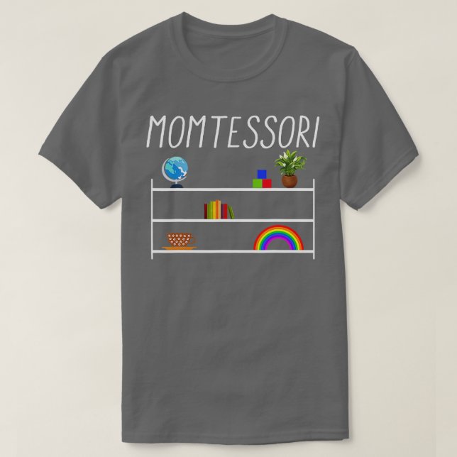 T-shirt Montessori Love Montessori Montessori Enseignant (Design devant)