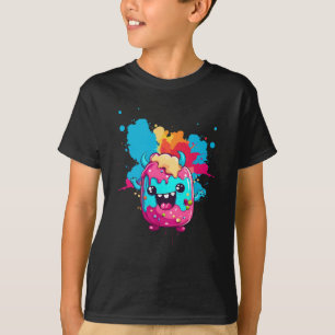T-shirt Monteur de bonbons à l'aquarelle