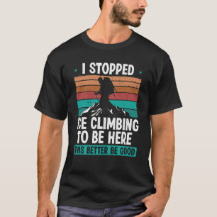 T-shirt Monteur de glace arrêté Escalade de glace pour êtr