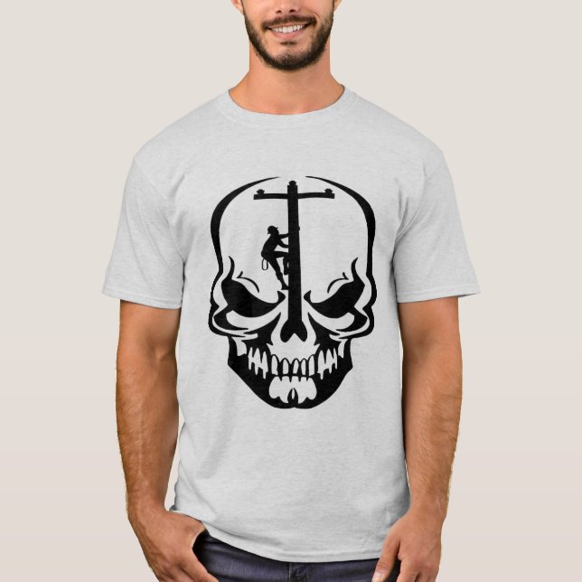 T-shirt Monteur de lignes (Devant)