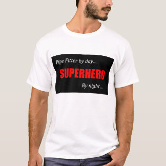 T-shirt Monteur de tuyau de super héros