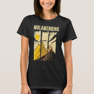 T-shirt Monteur du sommet du pic de la montagne Molamenqin