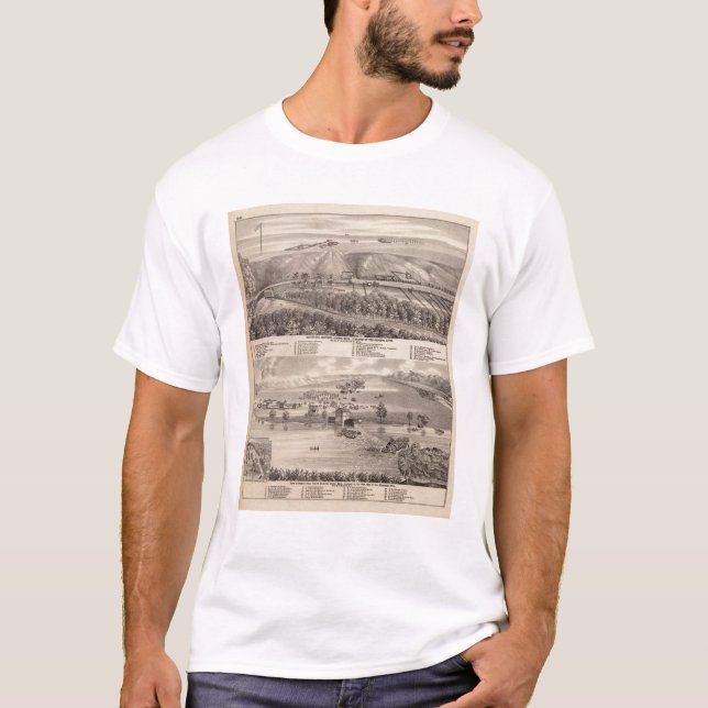 T-shirt Montevideo, automnes de granit, le Minnesota (Devant)