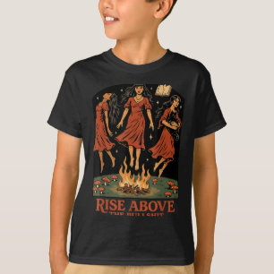 T-shirt Montez Au-Dessus Des Sorcières Amusantes Bull Hall