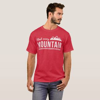 T-shirt Montez chaque graphique se baladant de montagne