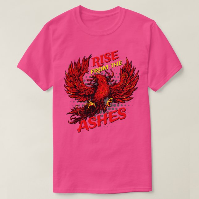 T-shirt Montez Comme Le Phoenix De L'Art Tatouage Des Cend (Design devant)