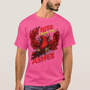 T-shirt Montez Comme Le Phoenix De L'Art Tatouage Des Cend