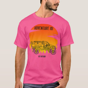 T-shirt Montez et brille dans le grand air