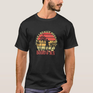 T-shirt Montez la planche SUP de pagaie debout pagayage