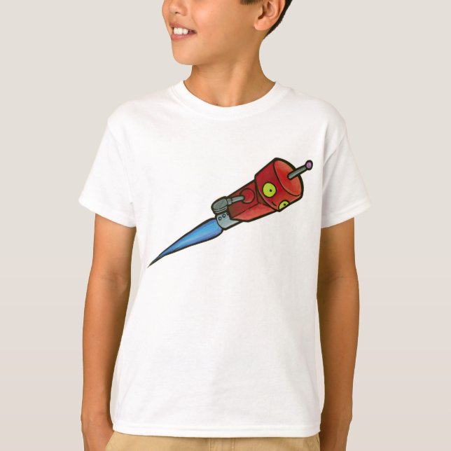 T-shirt Montez ! Rocket un (Devant)