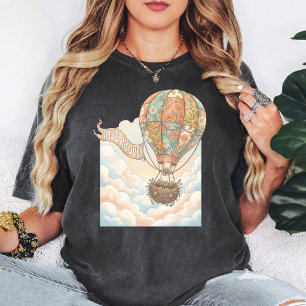 T-shirt Montgolfière Florale Art