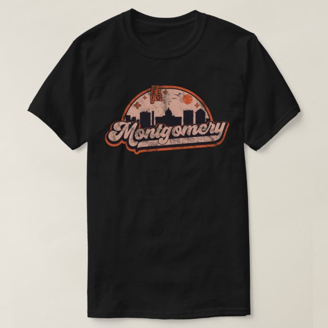 T-shirt Montgomery, Alabama (Design devant)