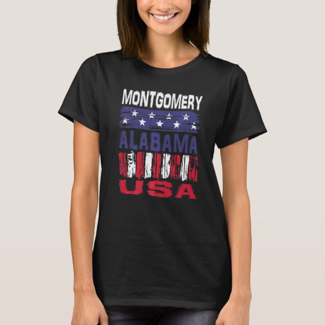 T-shirt Montgomery Alabama États-Unis (Devant)