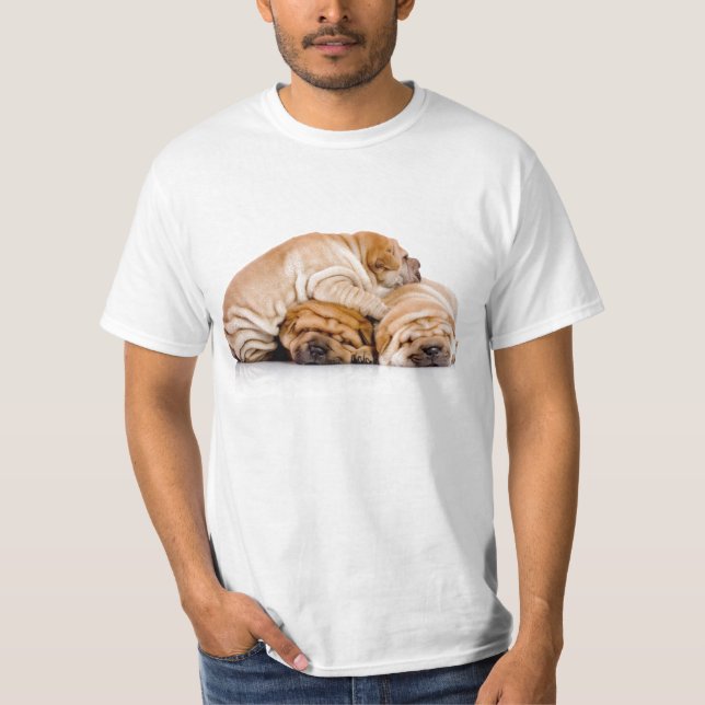 T-shirt Monticule de chiot de Shar Pei (Devant)
