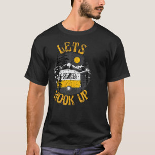 T-shirt Montons La Chemise Funny Camping Trailer T Cadeau