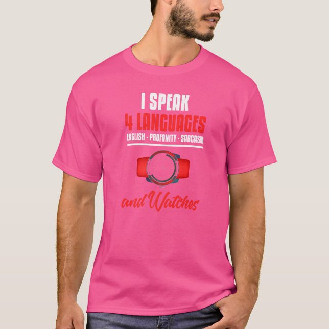 T-shirt Montre Collecte Montres Sarcastique Montre (Devant)