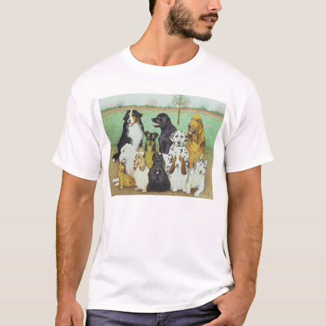 T-shirt Montre de chien (Devant)