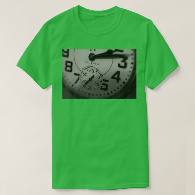 T-shirt Montre de poche ferroviaire (Design devant)