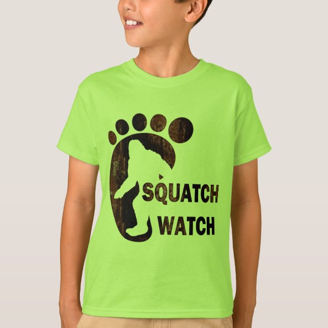 T-shirt Montre de Squatch (Devant)