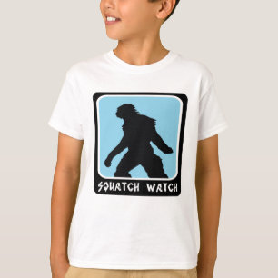 T-shirt Montre de Squatch - chasseur de Sasquatch Bigfoot
