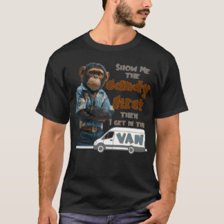 T-shirt Montre-moi d'abord le bonbon puis je monte dans la