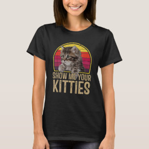 T-shirt Montre-moi ton chat minou