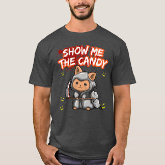 T-shirt Montre Moihe Bonbons Halloween Costumerick Orreat 