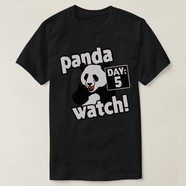 T-shirt Montre Panda (Design devant)