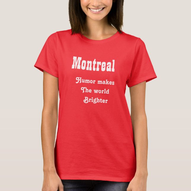 T-shirt Montréal (Devant)