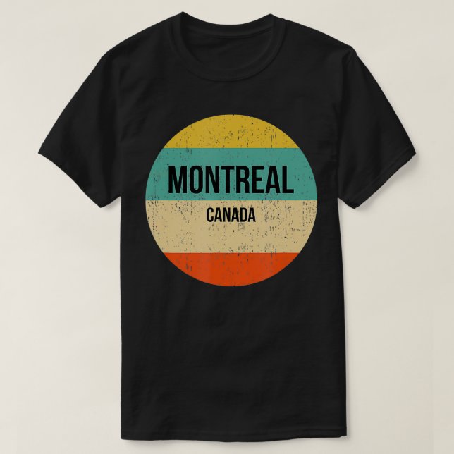 T-shirt Montréal Canada (Design devant)