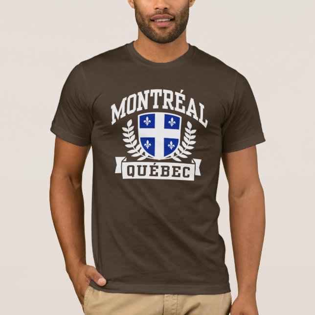 T-shirt Montréal Québec (Devant)