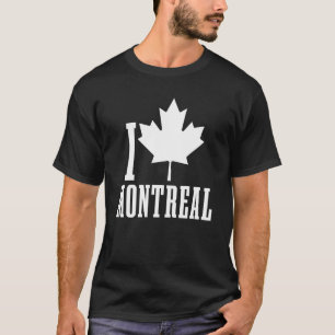 T-shirt Montréal Québec Canada Feuille d'érable Rouge Cana