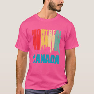 T-shirt Montréal Rétro Canada Vintage Montréal Québec