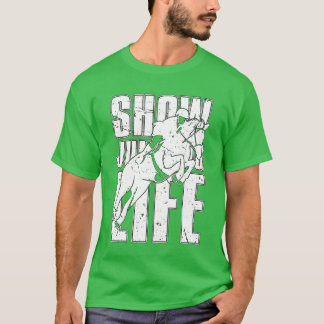 T-shirt Montrer Jumping Vie Cheval Amateurs d'équitation M