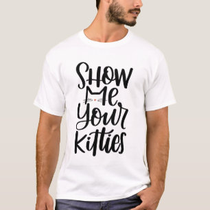 T-shirt Montrez-Moi Vos Cravates, Le Design Entrelacé À