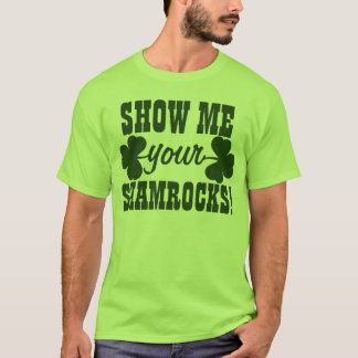 T-shirt Montrez-moi vos shamrocks
