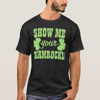 T-shirt Montrez-moi vos shamrocks