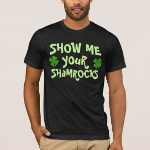 T-shirt Montrez-moi vos shamrocks