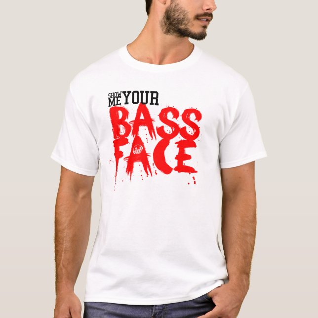 T-shirt Montrez-moi votre VISAGE BAS ! (Devant)