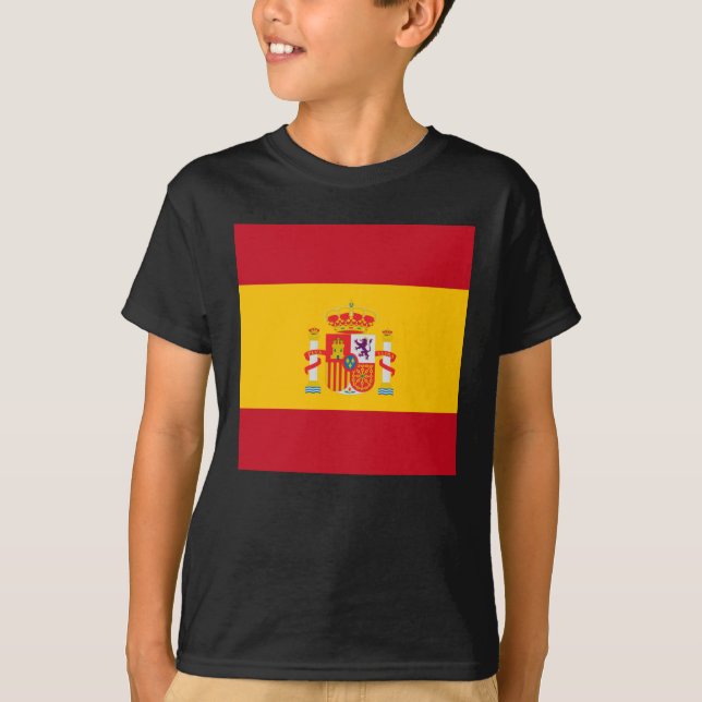 T-shirt Montrez vos couleurs - Espagne (Devant)