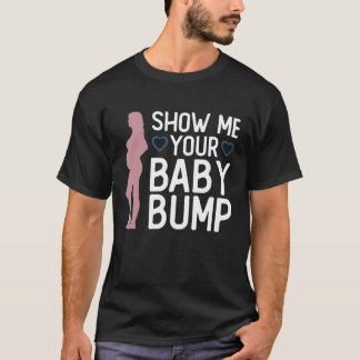 T-shirt Montrez votre baby bump Photographie de maternité